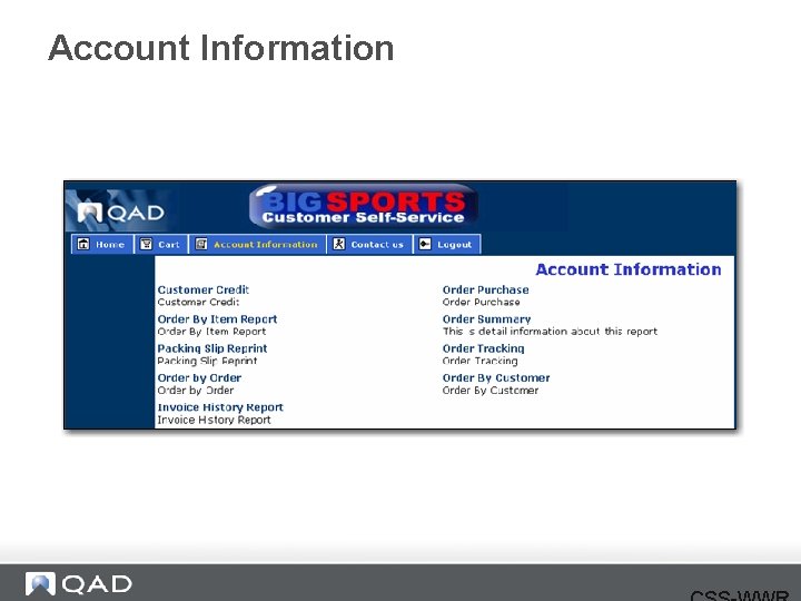 Account Information 