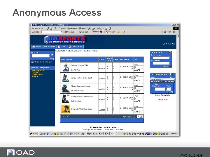 Anonymous Access 