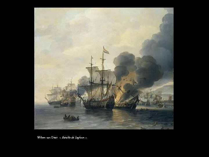Willem van Diest « Bataille de Leghorn » 