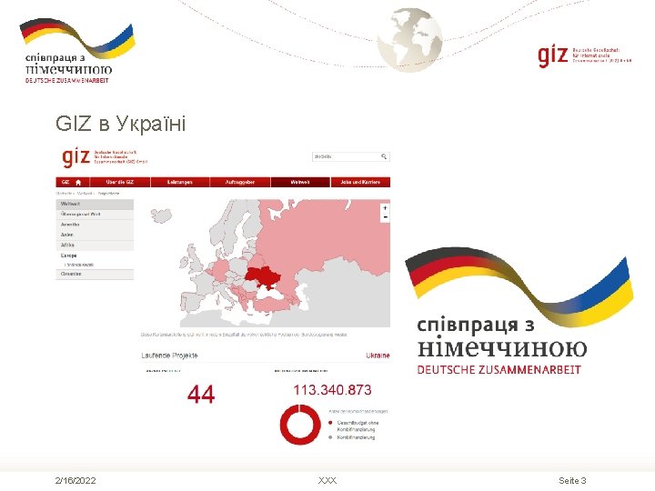 GIZ в Україні 2/16/2022 XXX Seite 3 