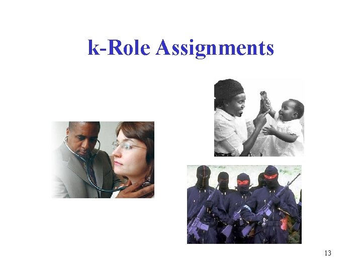 k-Role Assignments 13 