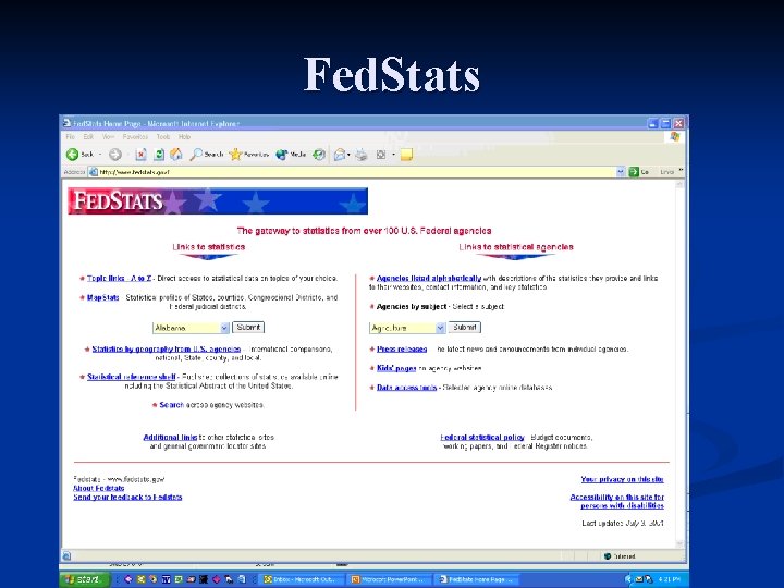 Fed. Stats 