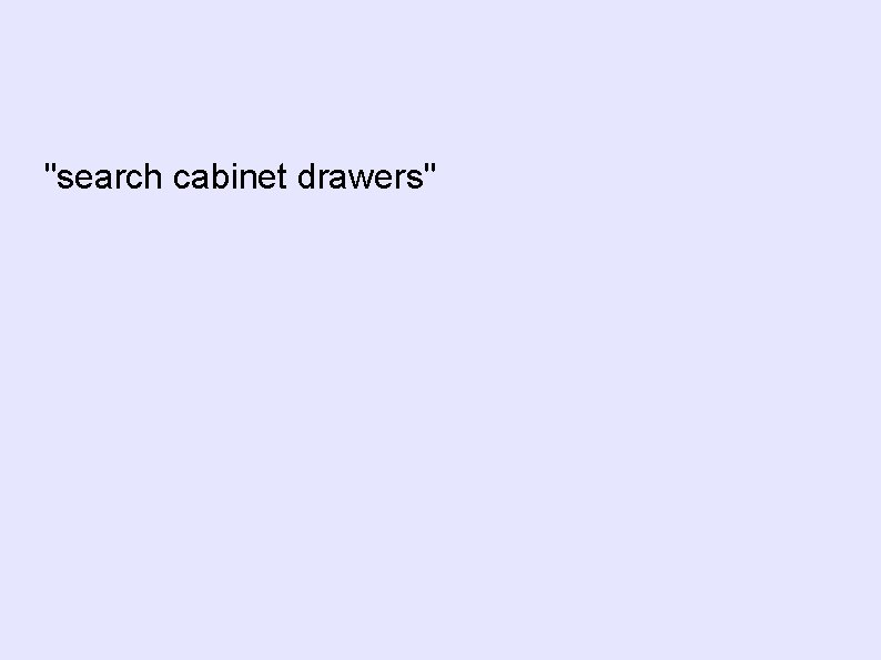"search cabinet drawers" 