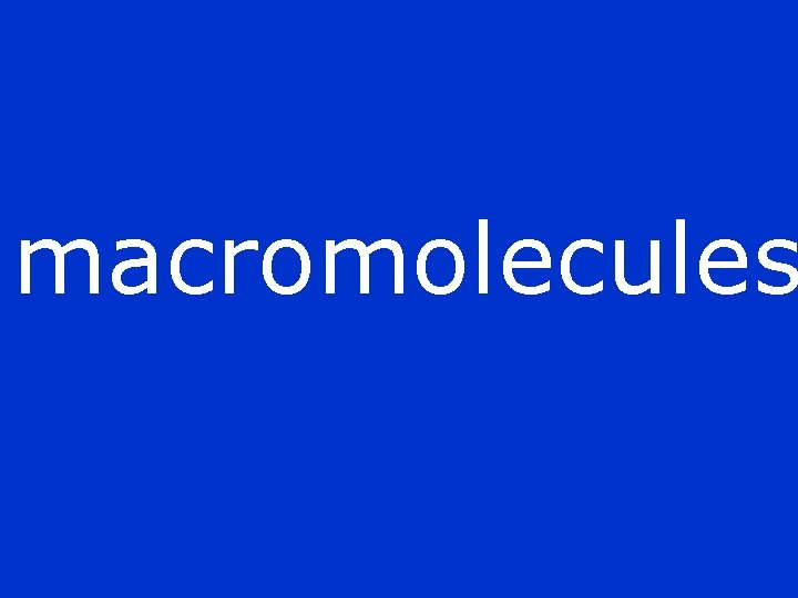 macromolecules 