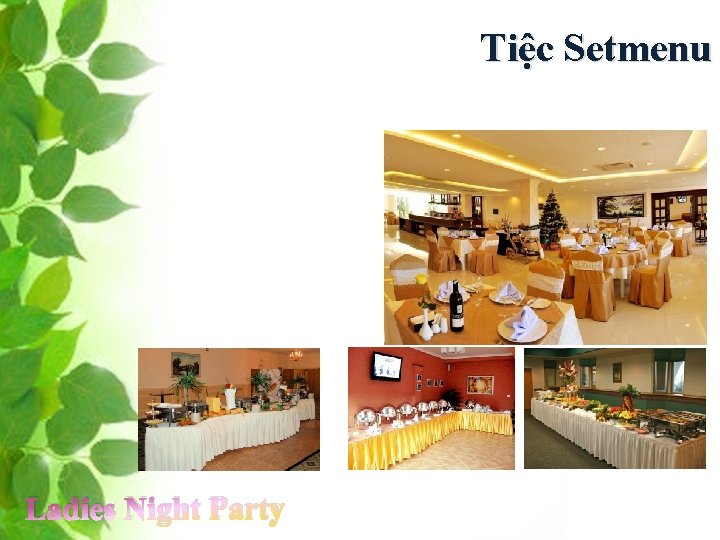 Tiệc Setmenu Ladies Night Party 