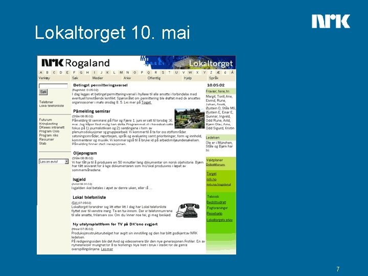 Lokaltorget 10. mai 7 