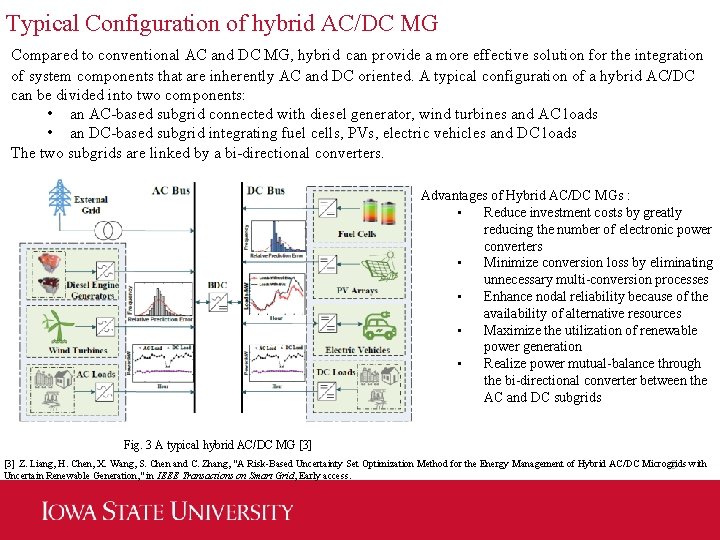 Typical Configuration of hybrid AC/DC MG Compared to conventional AC and DC MG, hybrid