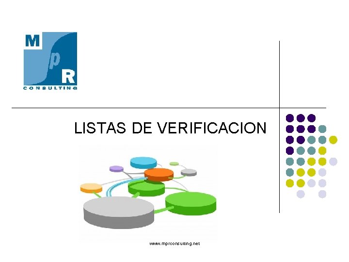 LISTAS DE VERIFICACION www. mprconsulting. net 