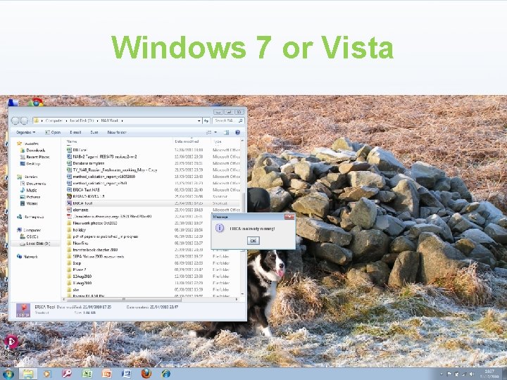 Windows 7 or Vista 