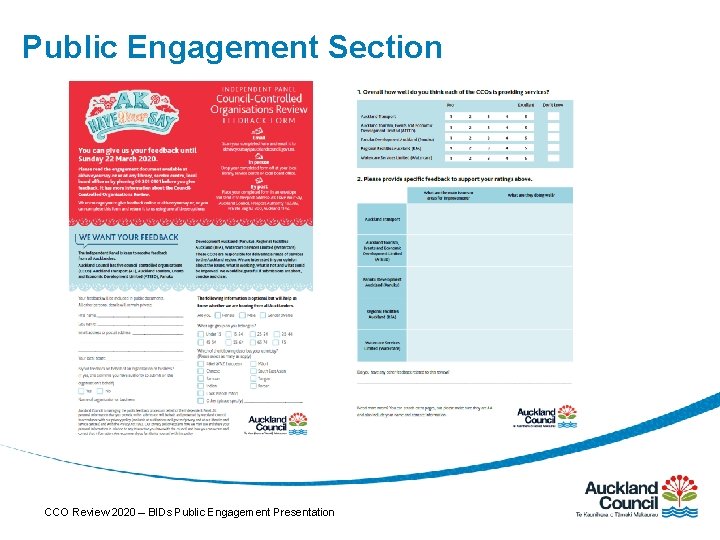 Public Engagement Section CCO Review 2020 – BIDs Public Engagement Presentation 