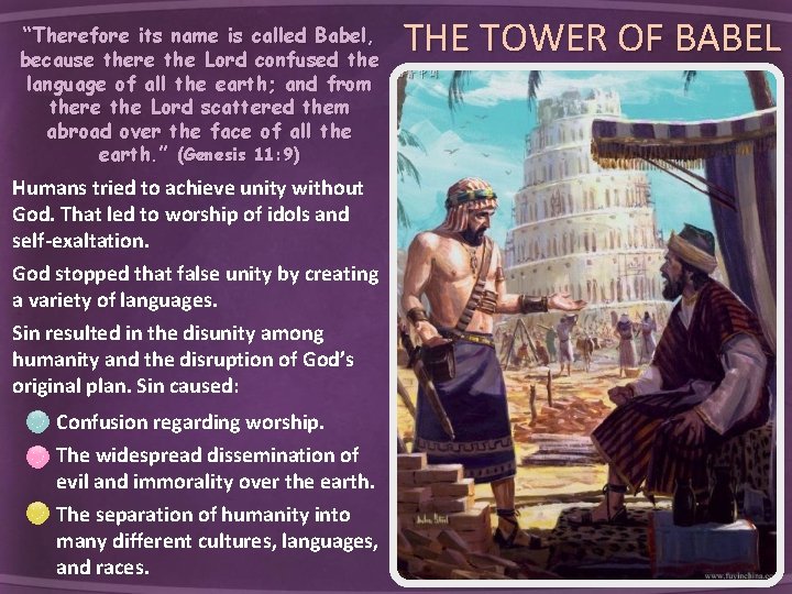 “Therefore its name is called Babel, because there the Lord confused the language of