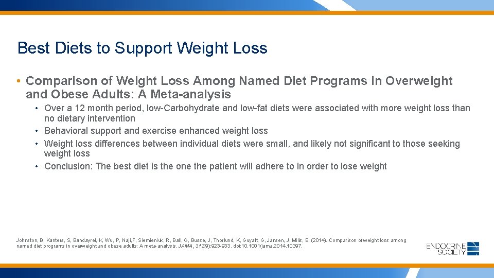 Best Diets to Support Weight Loss • Comparison of Weight Loss Among Named Diet