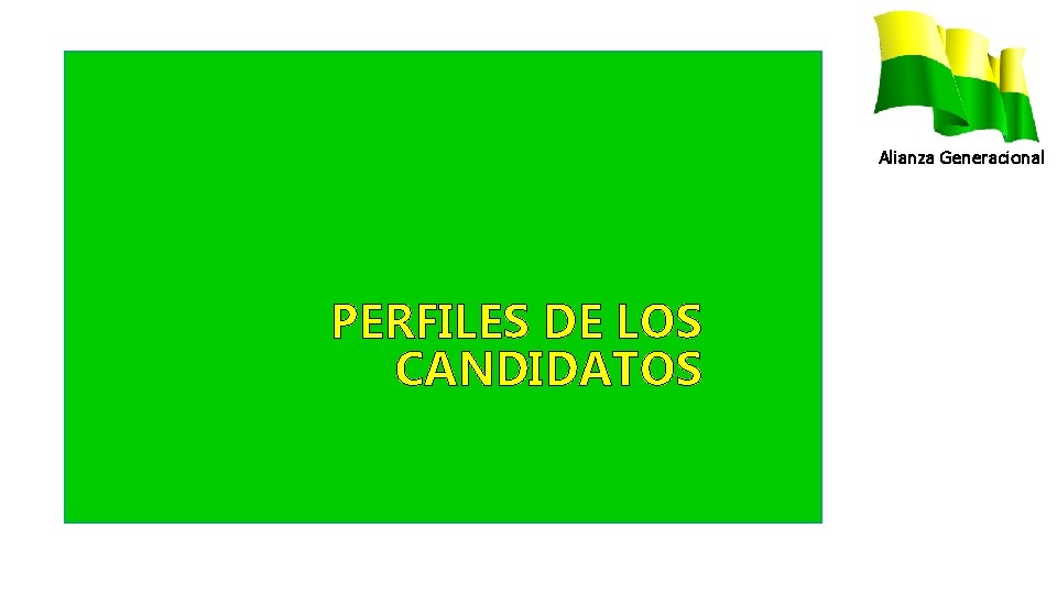 Alianza Generacional PERFILES DE LOS CANDIDATOS 