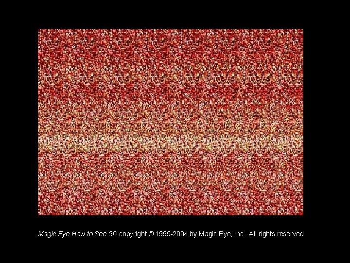 Magic Eye How to See 3 D copyright © 1995 -2004 by Magic Eye,