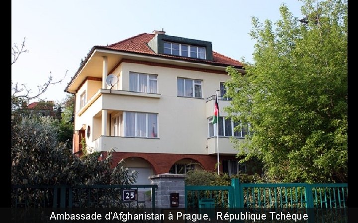Ambassade d’Afghanistan à Prague, République Tchèque 