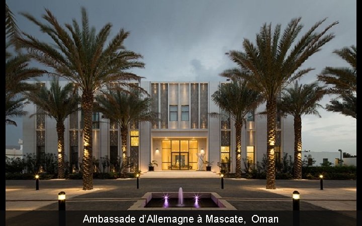 Ambassade d’Allemagne à Mascate, Oman 
