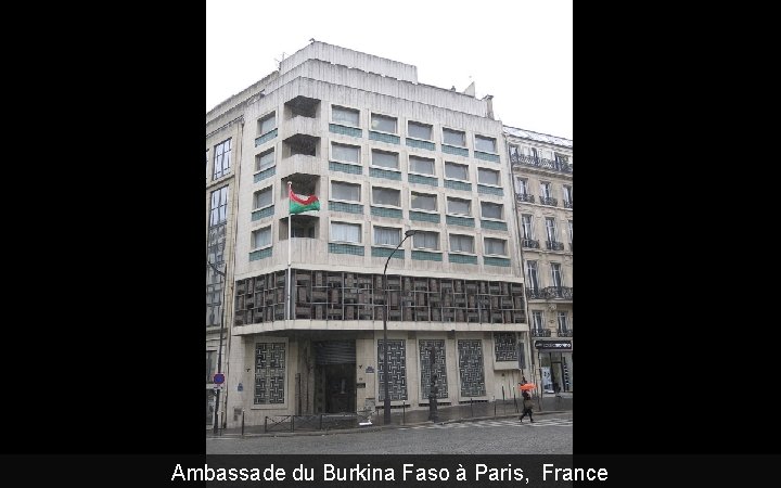 Ambassade du Burkina Faso à Paris, France 