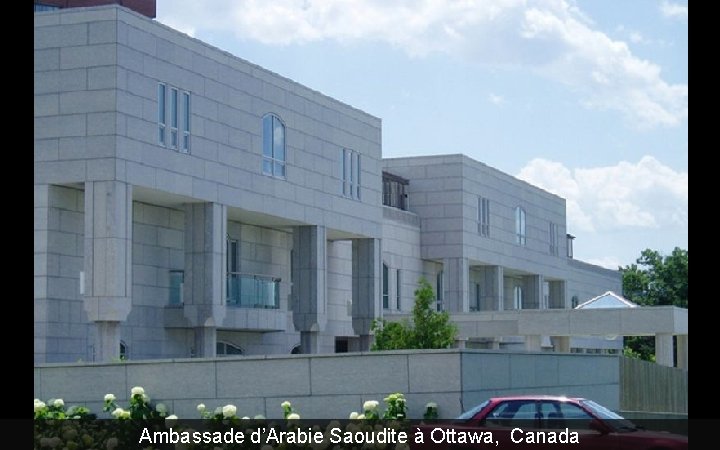 Ambassade d’Arabie Saoudite à Ottawa, Canada 