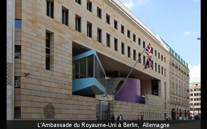 L'Ambassade du Royaume-Uni à Berlin, Allemagne 