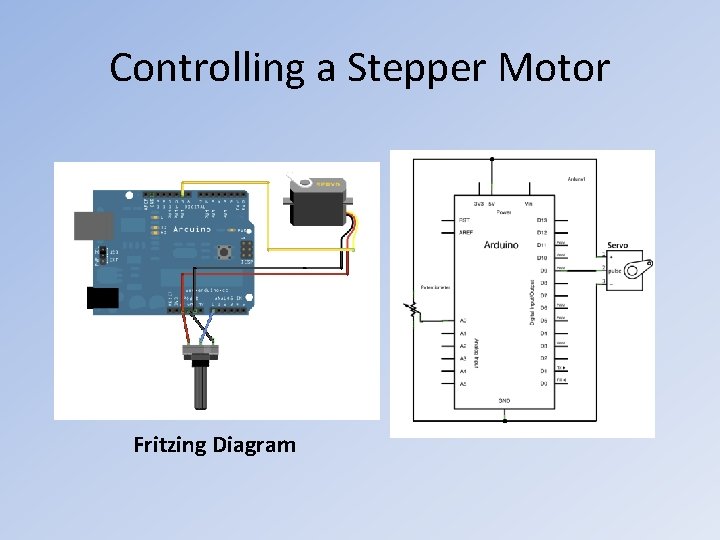 Controlling a Stepper Motor Fritzing Diagram Controlling a Stepper Motor Fritzing Diagram