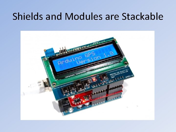 Shields and Modules are Stackable Shields and Modules are Stackable
