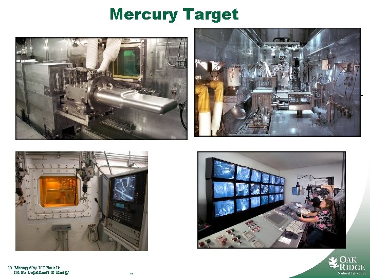 Mercury Target installed on carriage Inflatable seals tested Mercury loaded in December Hg flow