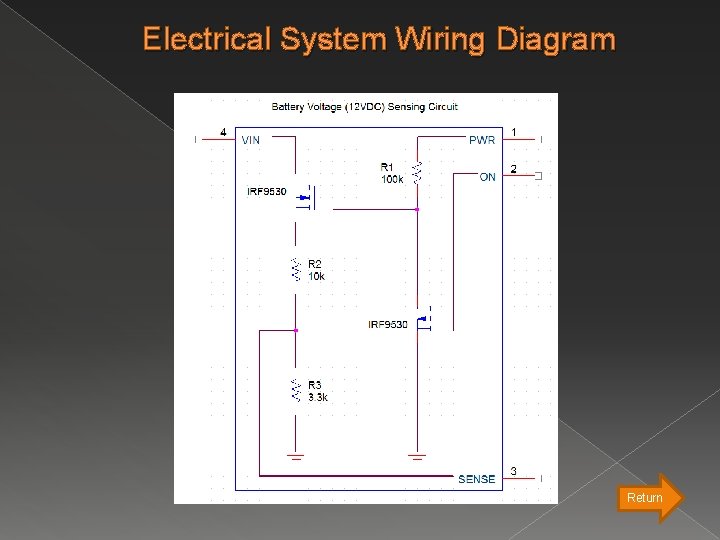 Electrical System Wiring Diagram Return 