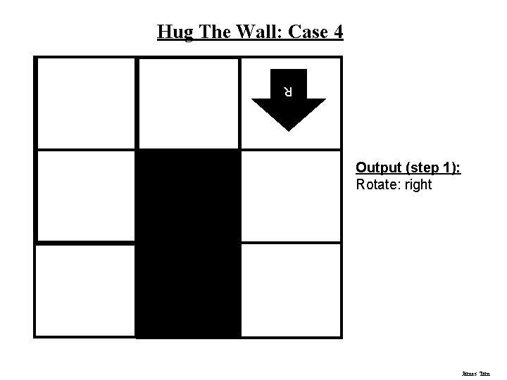 Hug The Wall: Case 4 R Output (step 1): Rotate: right James Tam Hug The Wall: Case 4 R Output (step 1): Rotate: right James Tam