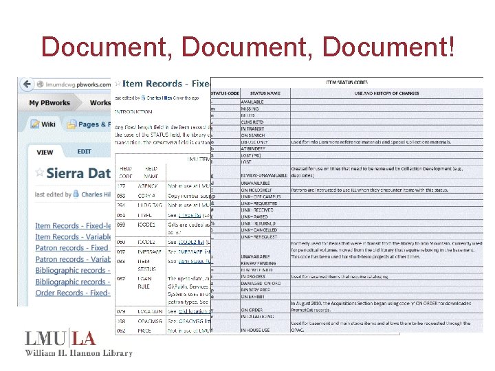 Document, Document! 