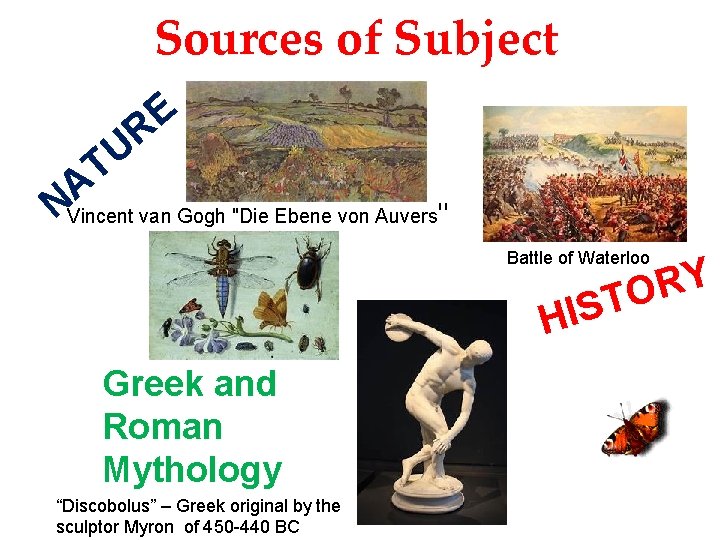 Sources of Subject E R U T A NVincent van Gogh "Die Ebene von