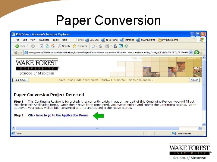 Paper Conversion 
