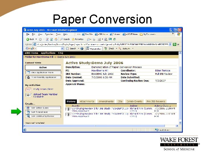 Paper Conversion 