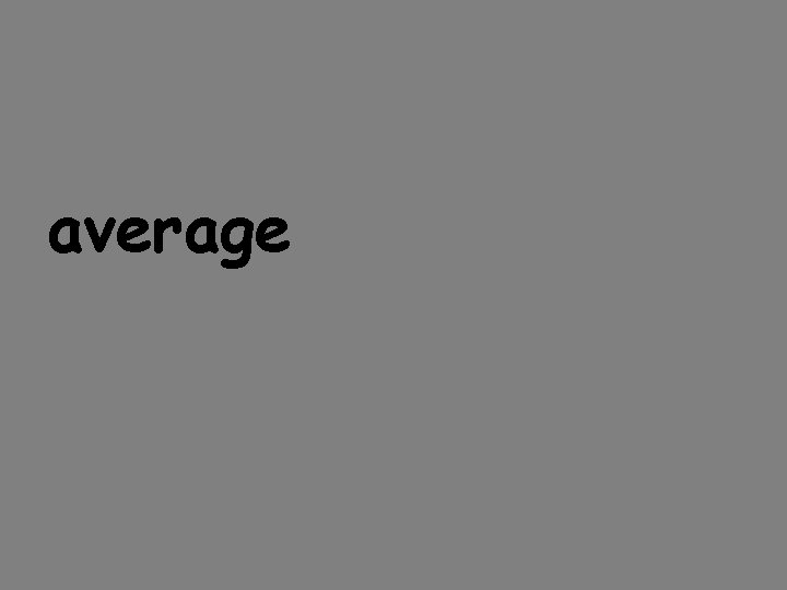 average 