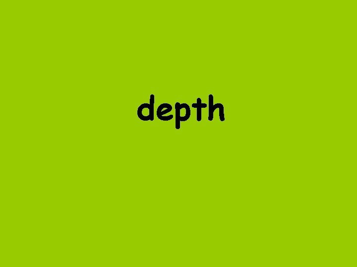 depth 