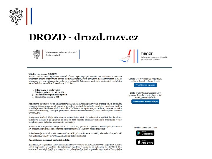 DROZD - drozd. mzv. cz 