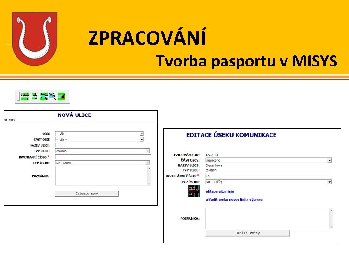 ZPRACOVÁNÍ Tvorba pasportu v MISYS 