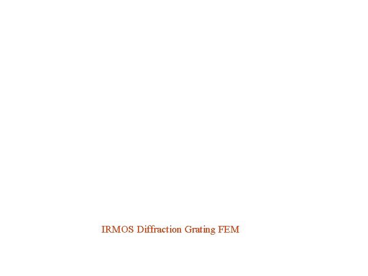 IRMOS Diffraction Grating FEM 