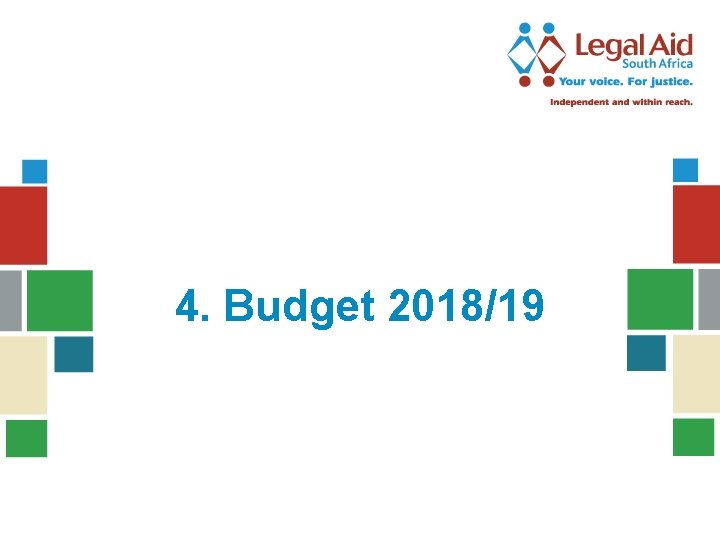 4. Budget 2018/19 