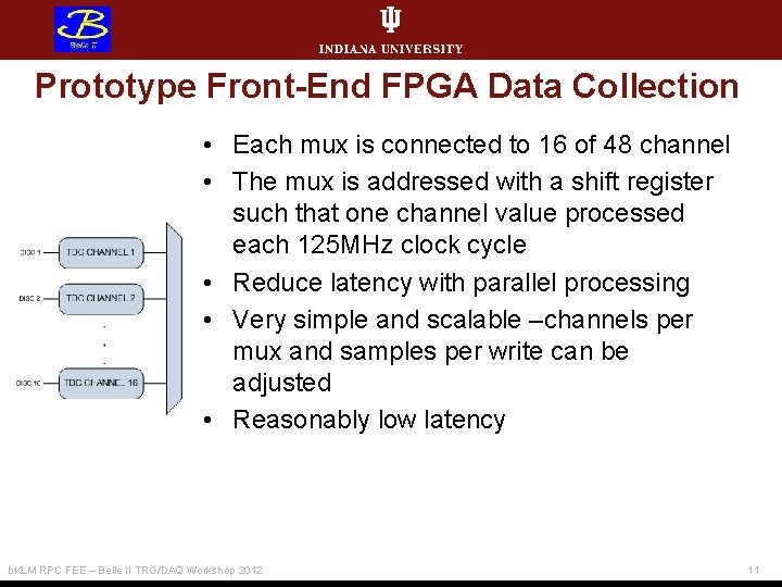 Prototype Front-End FPGA Data Collection • Each mux is connected to 16 of 48
