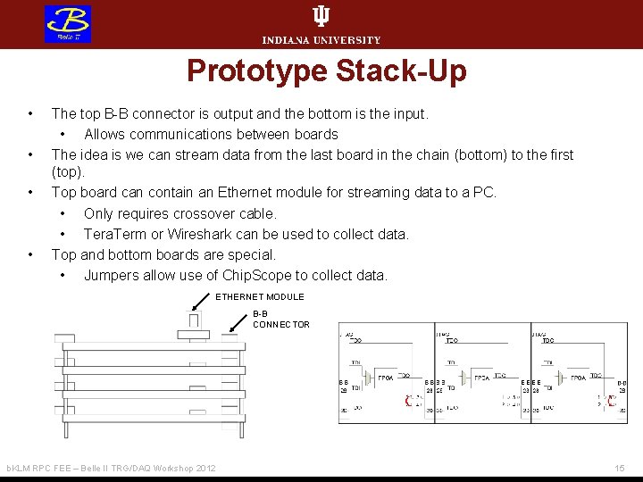 Prototype Stack-Up • • The top B-B connector is output and the bottom is