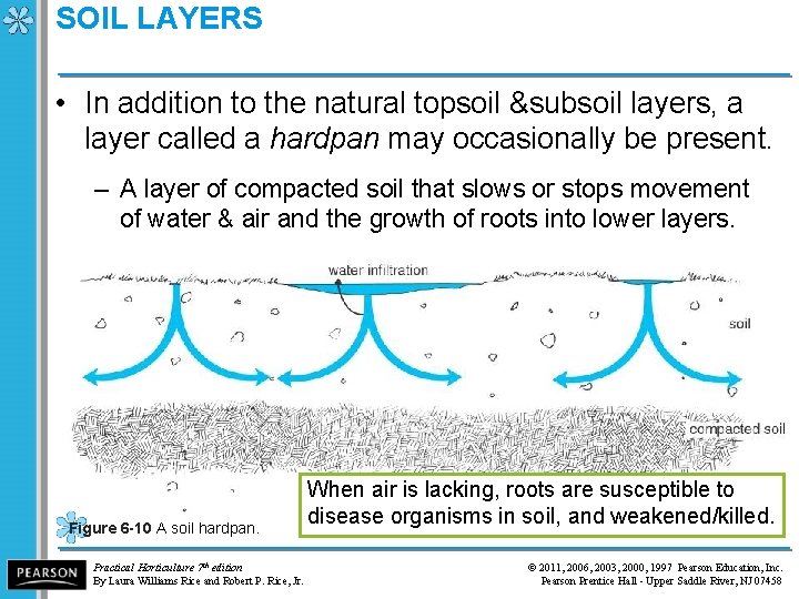 SOIL LAYERS • In addition to the natural topsoil &subsoil layers, a layer called