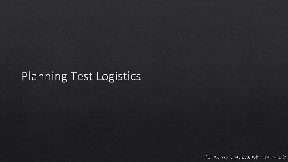 Planning Test Logistics DIY Usability Testing for BA's - @carologic 