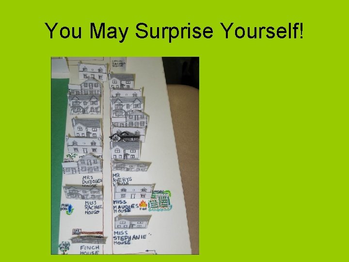 You May Surprise Yourself! 