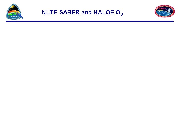 NLTE SABER and HALOE O 3 