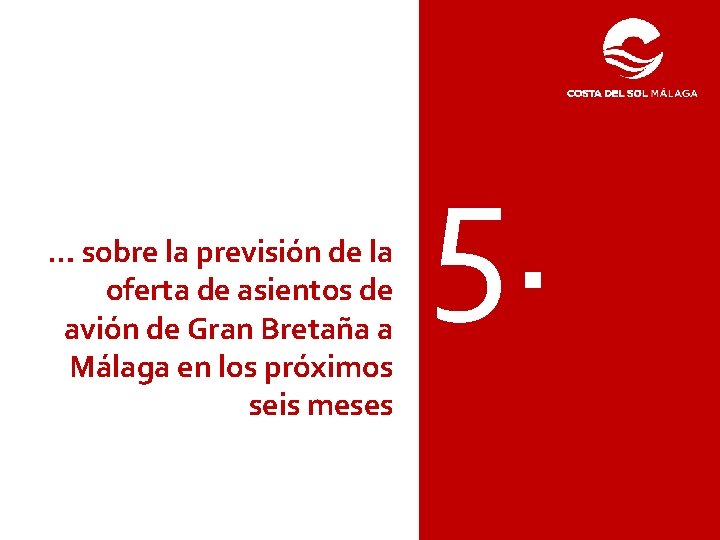 … sobre la previsión de la oferta de asientos de avión de Gran Bretaña