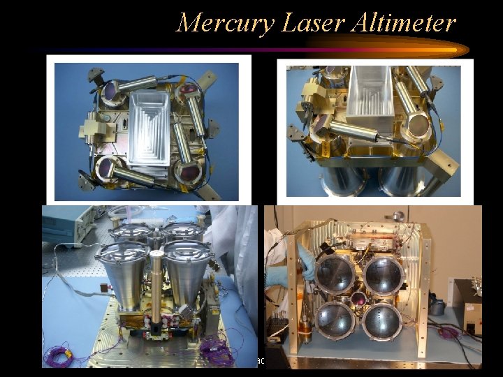 Mercury Laser Altimeter March 30, 2004 NASA Goddard Space Flight Center 