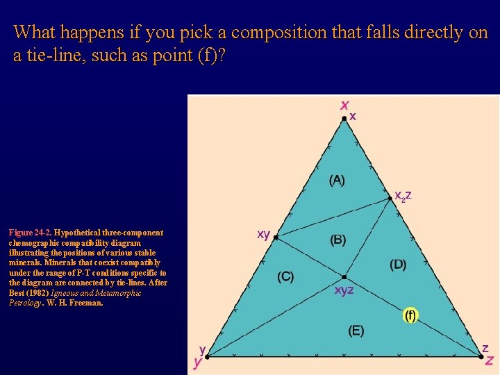 What happens if you pick a composition that falls directly on a tie-line, such