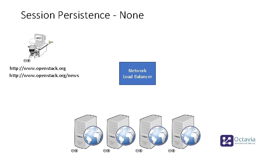 Session Persistence - None http: //www. openstack. org/news Network Load Balancer 