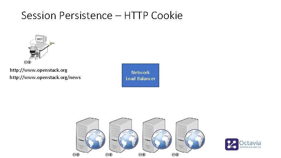 Session Persistence – HTTP Cookie http: //www. openstack. org/news Network Load Balancer 