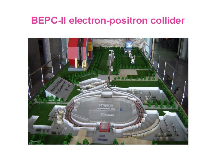 BEPC-II electron-positron collider 